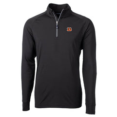 Cincinnati Bengals Cutter & Buck Adapt Eco Knit Quarter-Zip Pullover Jacket | NFL Sale