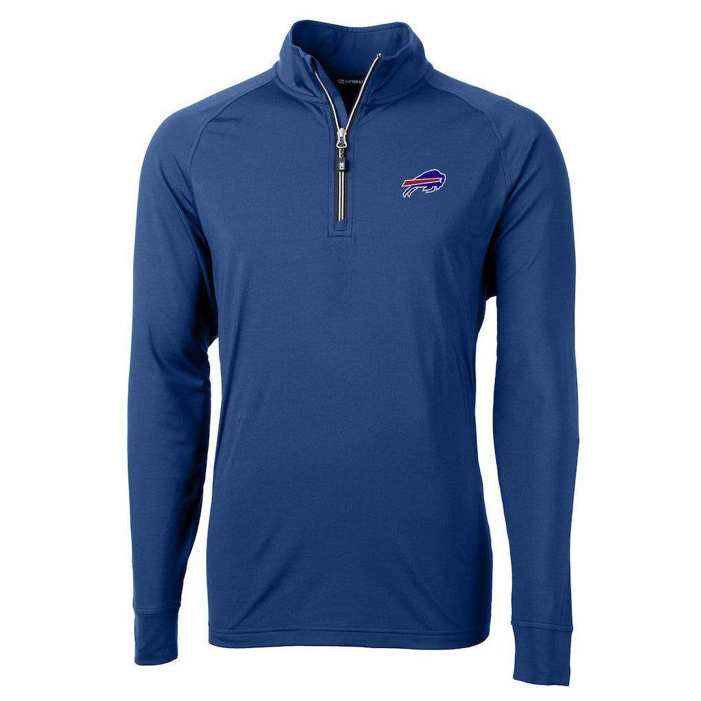 Buffalo Bills Cutter & Buck Adapt Eco Knit Quarter-Zip Pullover Jacket | NFL Near me