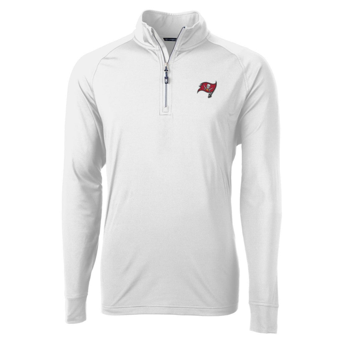 Tampa Bay Buccaneers Cutter & Buck Adapt Eco Knit Quarter-Zip Pullover Jacket | NFL Sale