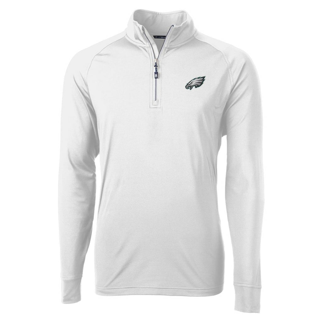 Philadelphia Eagles Cutter & Buck Adapt Eco Knit Quarter-Zip Pullover Jacket | NFL Near me