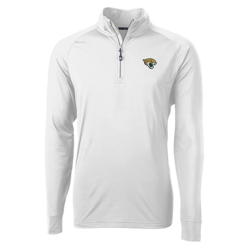 Jacksonville Jaguars Cutter & Buck Adapt Eco Knit Quarter-Zip Pullover Jacket | NFL New
