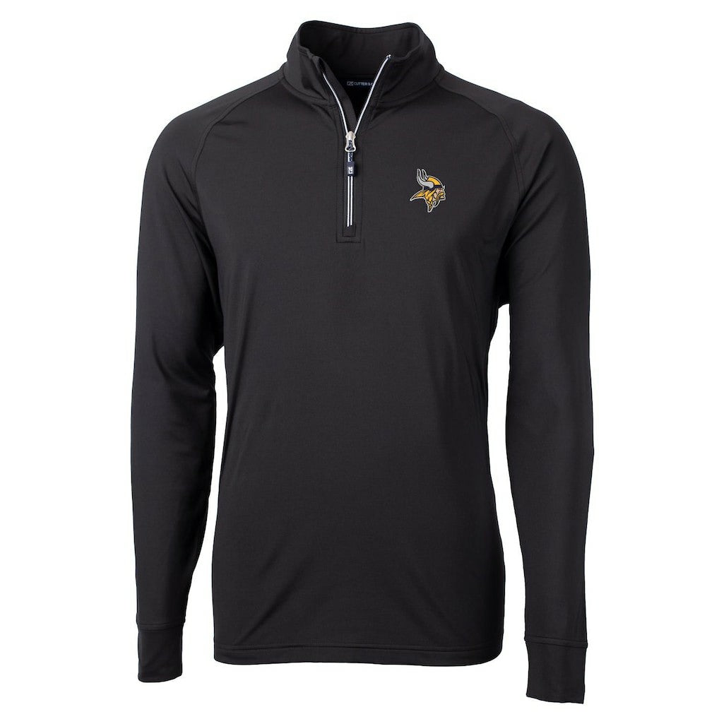 Minnesota Vikings Cutter & Buck Adapt Eco Knit Quarter-Zip Pullover Jacket | NFL Online