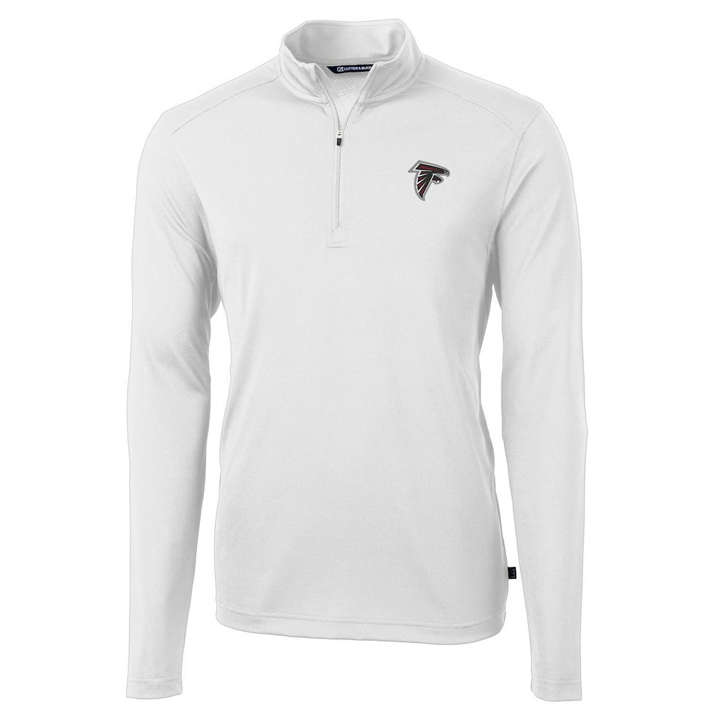 Atlanta Falcons Cutter & Buck Virtue Eco Pique Recycled Quarter-Zip Pullover Jacket | NFL Near me