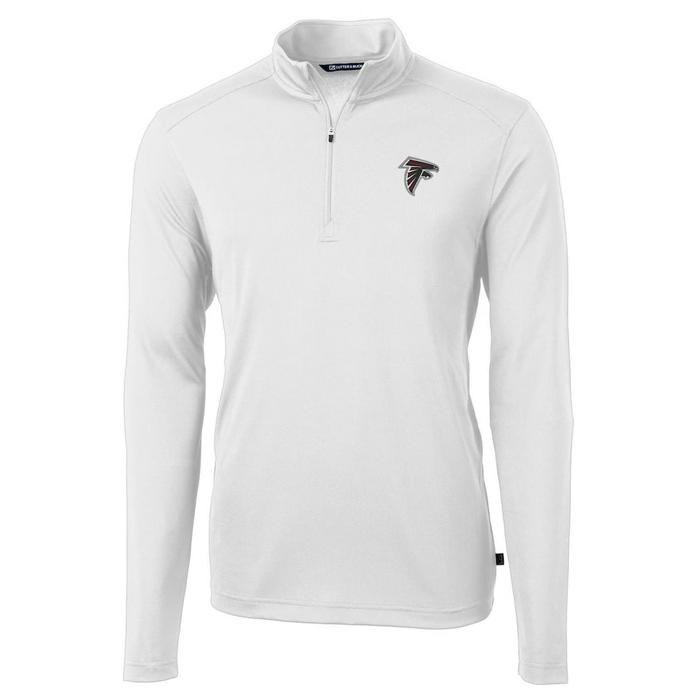 Atlanta Falcons Cutter & Buck Virtue Eco Pique Recycled Quarter-Zip Pullover Jacket | NFL Near me