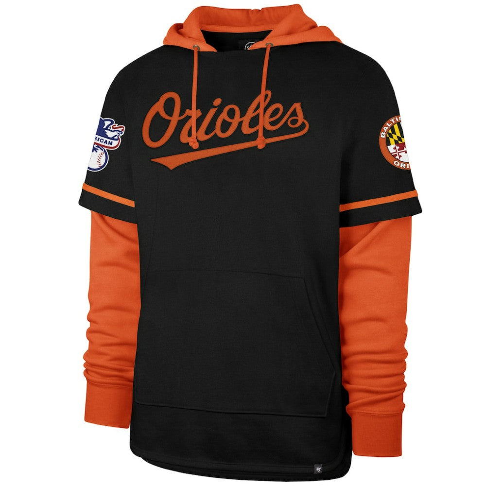 Baltimore Orioles '47 Trifecta Shortstop Pullover Hoodie - MLB Hoodies