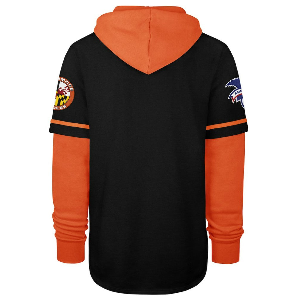Baltimore Orioles '47 Trifecta Shortstop Pullover Hoodie - MLB Hoodies
