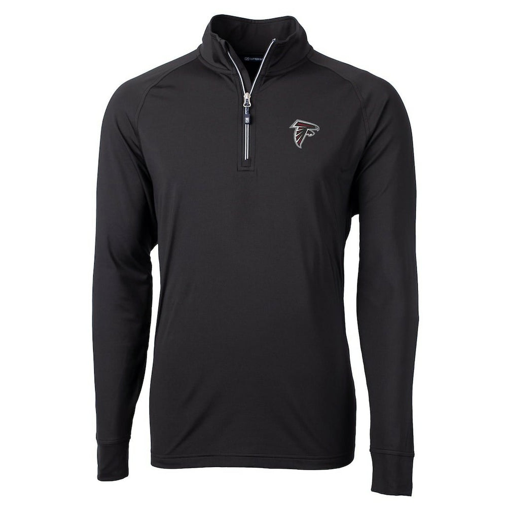 Atlanta Falcons Cutter & Buck Big & Tall Adapt Eco Knit Quarter-Zip Pullover Jacket | NFL Online