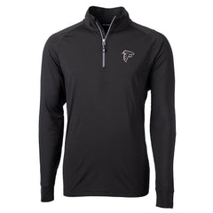 Atlanta Falcons Cutter & Buck Big & Tall Adapt Eco Knit Quarter-Zip Pullover Jacket | NFL Online