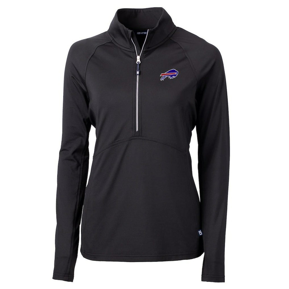 Buffalo Bills Cutter & Buck Women's Adapt Eco Knit Half-Zip Pullover Jacket | NFL Online