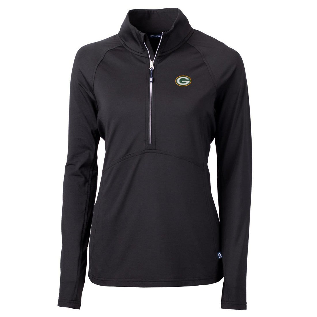 Green Bay Packers Cutter & Buck Women's Adapt Eco Knit Half-Zip Pullover Jacket | NFL Hot