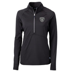 Las Vegas Raiders Cutter & Buck Women's Adapt Eco Knit Half-Zip Pullover Jacket | NFL US