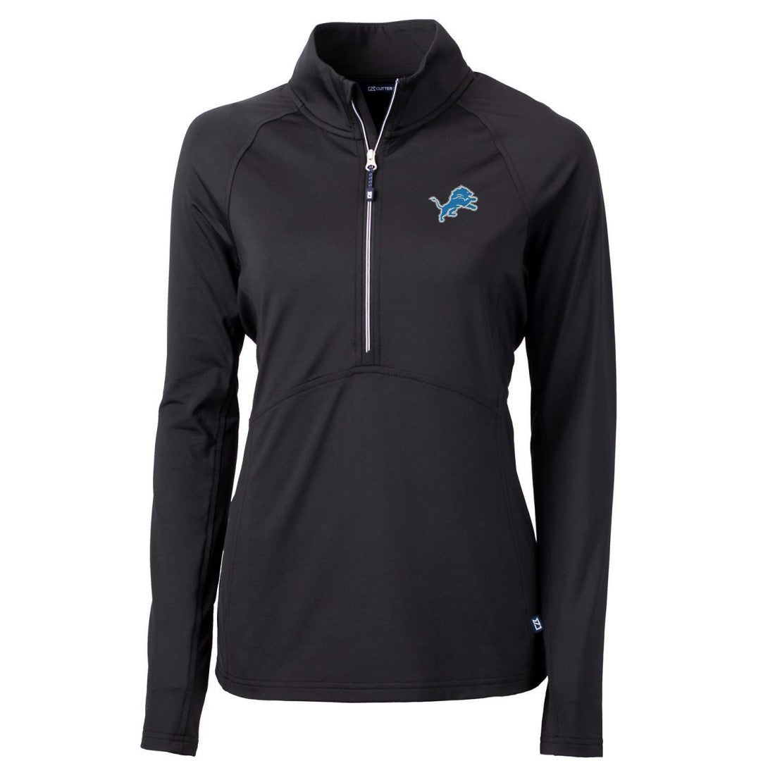 Detroit Lions Cutter & Buck Women's Adapt Eco Knit Half-Zip Pullover Jacket | NFL Hot