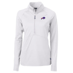 Buffalo Bills Cutter & Buck Women's Adapt Eco Knit Half-Zip Pullover Jacket | NFL Online