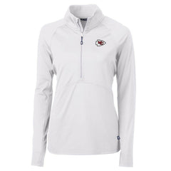 Kansas City Chiefs Cutter & Buck Women's Adapt Eco Knit Half-Zip Pullover Jacket | NFL Online