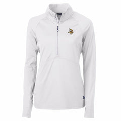 Minnesota Vikings Cutter & Buck Women's Adapt Eco Knit Half-Zip Pullover Jacket | NFL Near me
