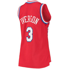 Red Allen Iverson Philadelphia 76ers Women's 2002/03 Hardwood Classics Swingman Jersey | NBA