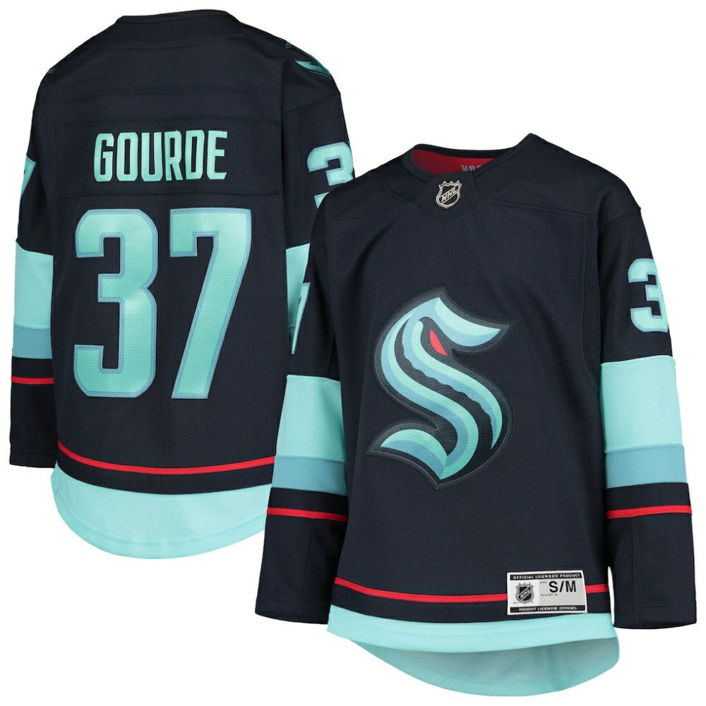 Yanni Gourde Seattle Kraken Youth Home Premier Player Jersey -  NHL Jerseys