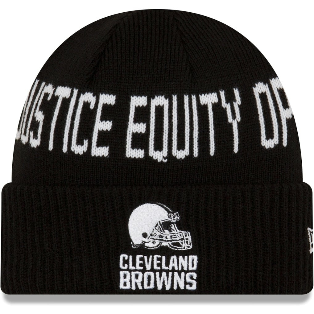 Cleveland Browns Team Social Justice Cuffed Knit Hat | NFL Discount