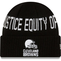 Cleveland Browns Team Social Justice Cuffed Knit Hat | NFL Discount
