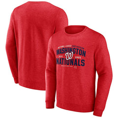 Washington Nationals Fanatics Classic Move Pullover Sweatshirt - MLB Pullover