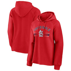 St. Louis Cardinals Fanatics Women's Perfect Play Raglan Pullover Hoodie - MLB Hoodies