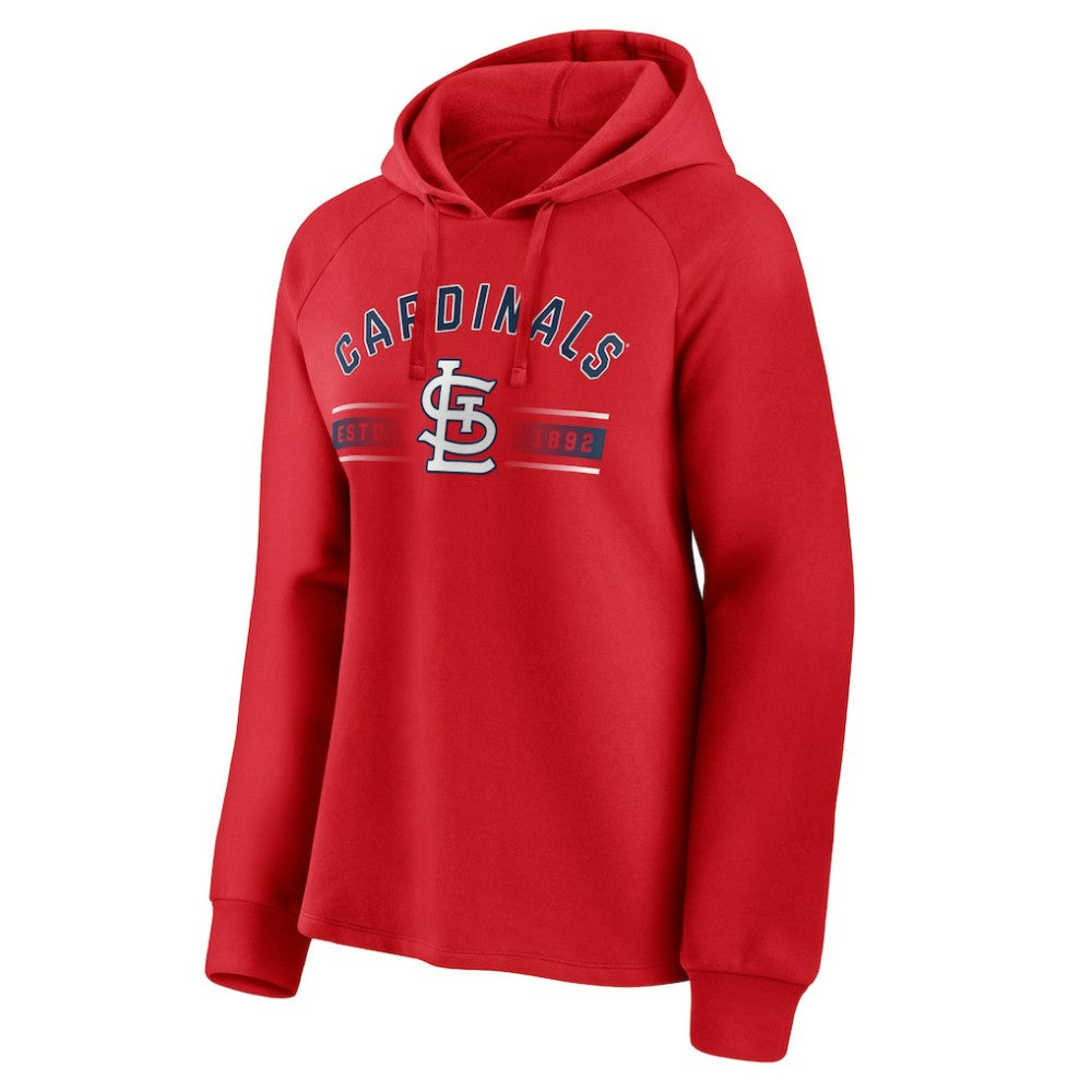 St. Louis Cardinals Fanatics Women's Perfect Play Raglan Pullover Hoodie - MLB Hoodies