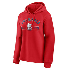 St. Louis Cardinals Fanatics Women's Perfect Play Raglan Pullover Hoodie - MLB Hoodies