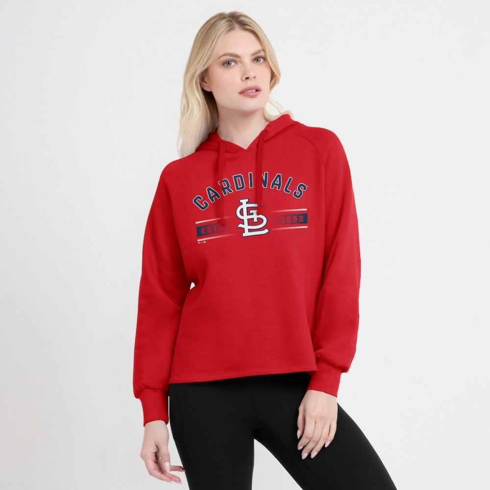St. Louis Cardinals Fanatics Women's Perfect Play Raglan Pullover Hoodie - MLB Hoodies
