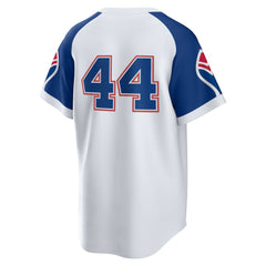 Hank Aaron Atlanta Braves Nike Home Cooperstown Collection Player Jersey - MLB Jerseys