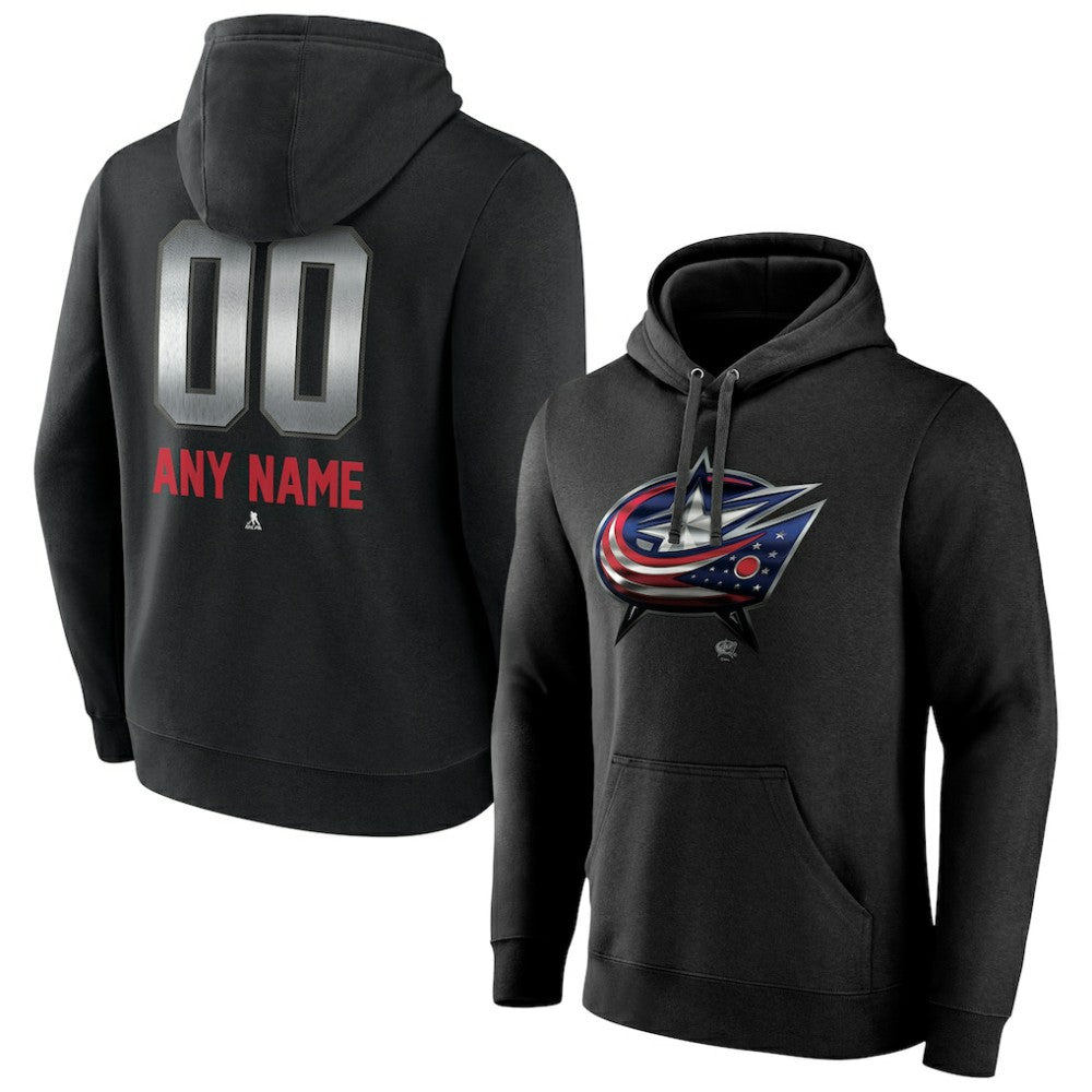 Columbus Blue Jackets Personalized Midnight Mascot Logo Pullover Hoodie -  NHL Hoodies