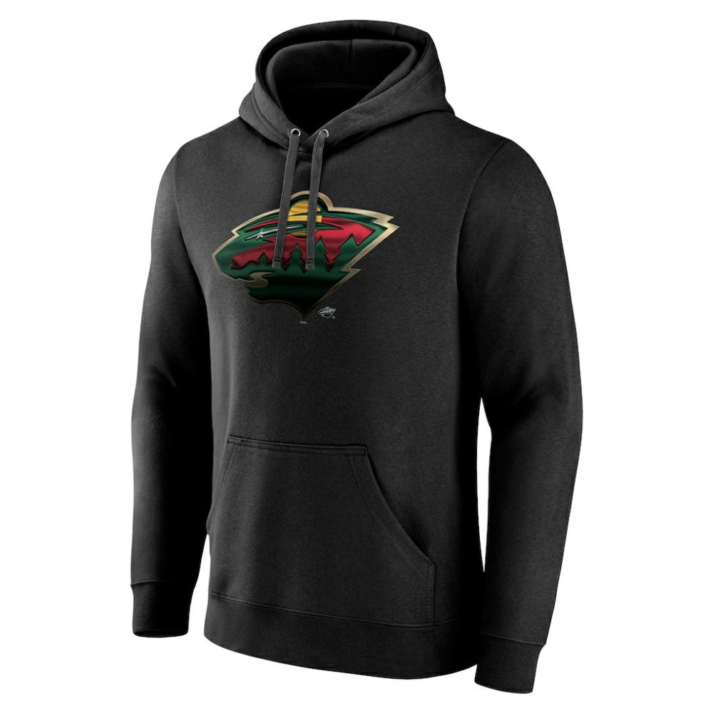 Minnesota Wild Personalized Midnight Mascot Logo Pullover Hoodie -  NHL Hoodies