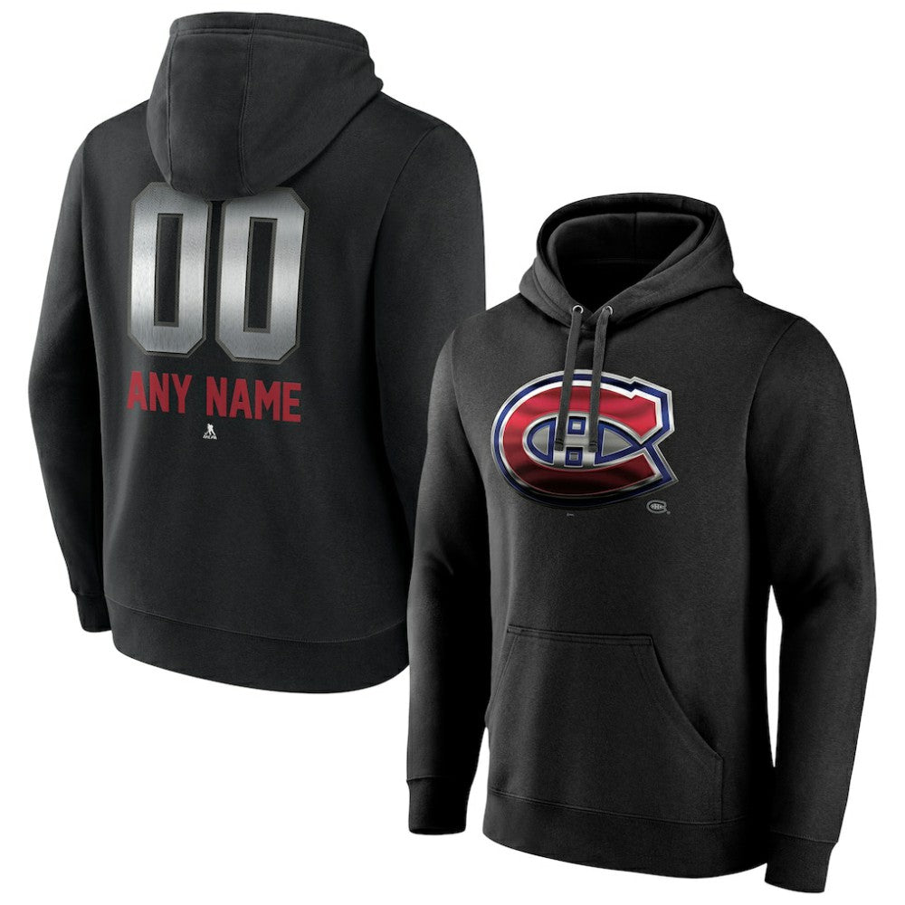 Montreal Canadiens Personalized Midnight Mascot Logo Pullover Hoodie -  NHL Hoodies