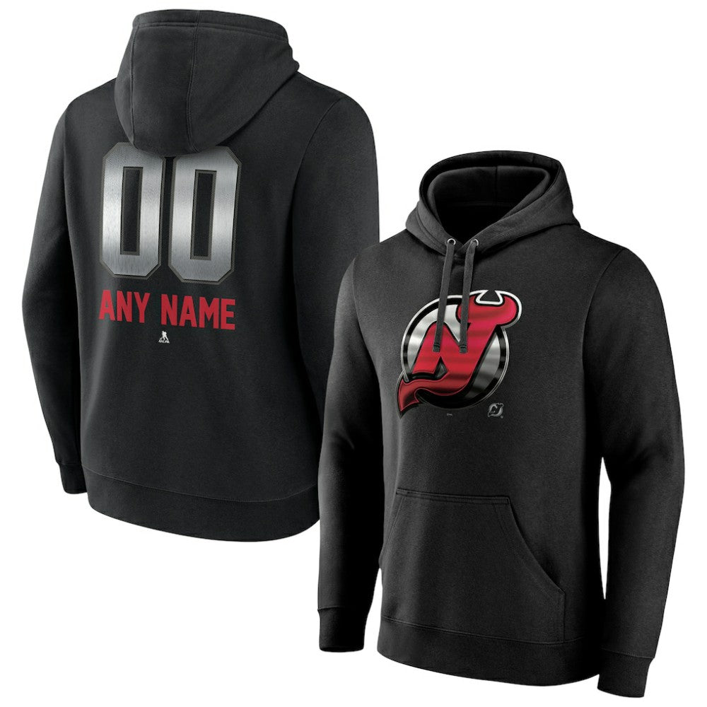 New Jersey Devils Personalized Midnight Mascot Logo Pullover Hoodie -  NHL Jerseys