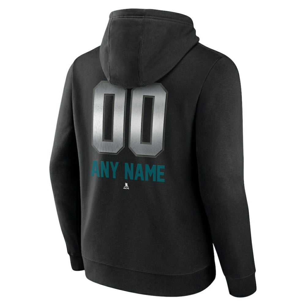 San Jose Sharks Personalized Midnight Mascot Logo Pullover Hoodie -  NHL Hoodies