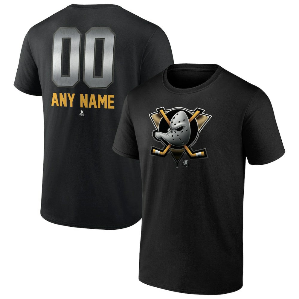 Anaheim Ducks Personalized Midnight Mascot Logo T-Shirt -  NHL T-shirts