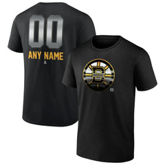 Boston Bruins Personalized Midnight Mascot Logo T-Shirt -  NHL T-shirts