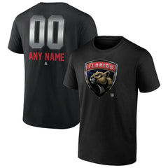 Florida Panthers Personalized Midnight Mascot Logo T-Shirt -  NHL T-shirts