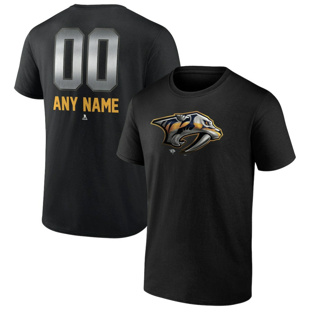 Nashville Predators Personalized Midnight Mascot Logo T-Shirt -  NHL T-shirts