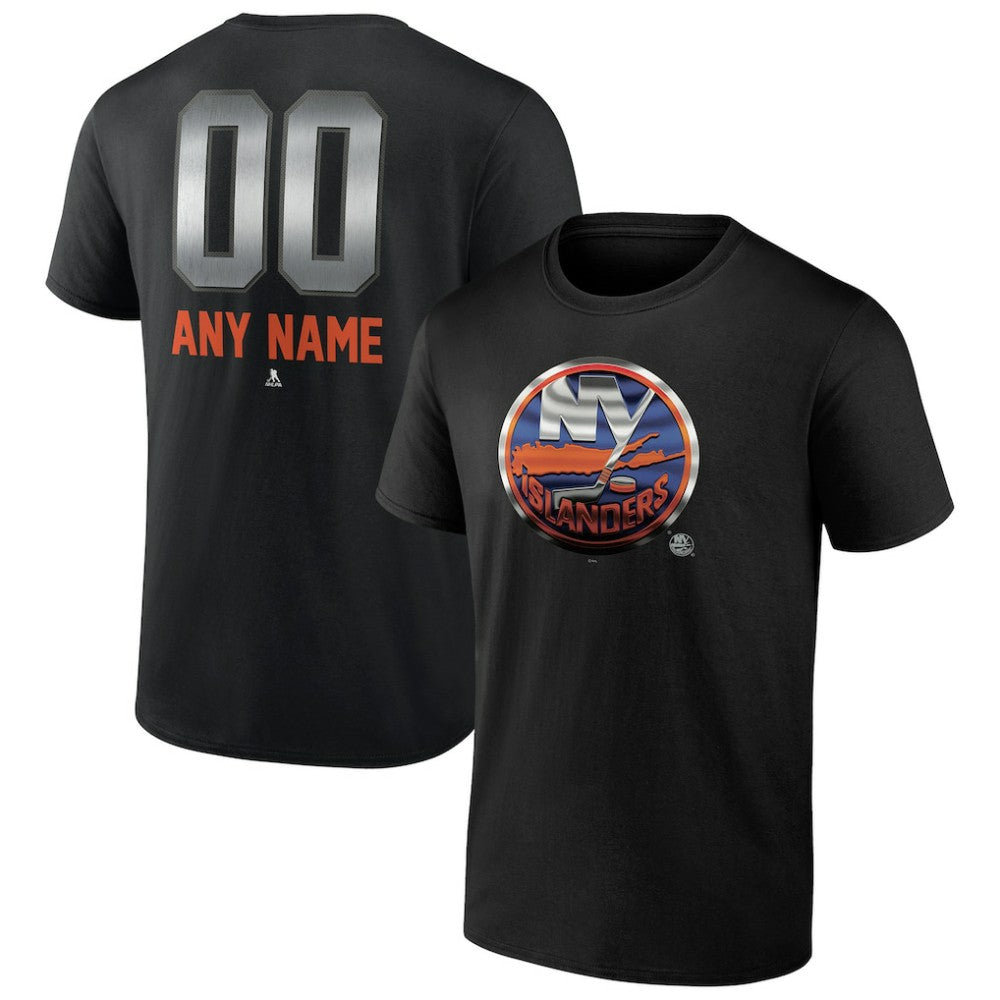 New York Islanders Personalized Midnight Mascot Logo T-Shirt -  NHL T-shirts