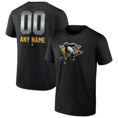 Pittsburgh Penguins Personalized Midnight Mascot Logo T-Shirt -  NHL T-shirts