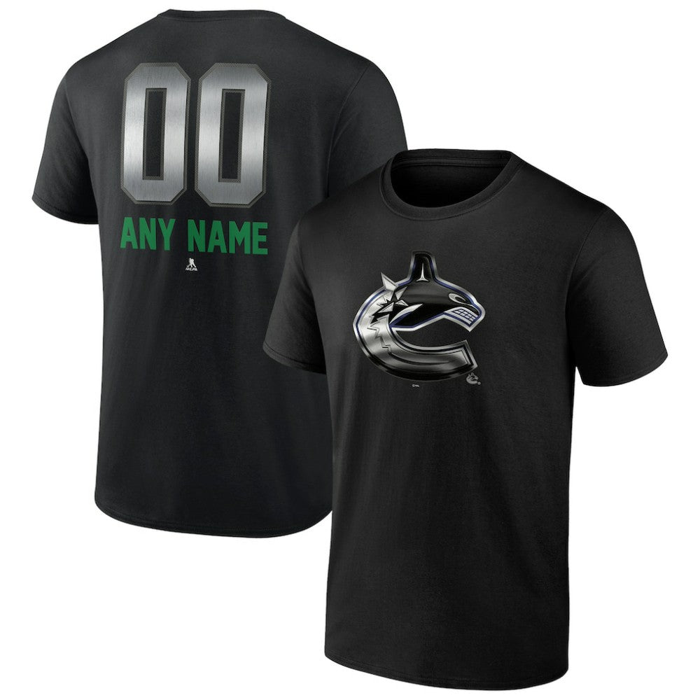 Vancouver Canucks Personalized Midnight Mascot Logo T-Shirt -  NHL T-shirts