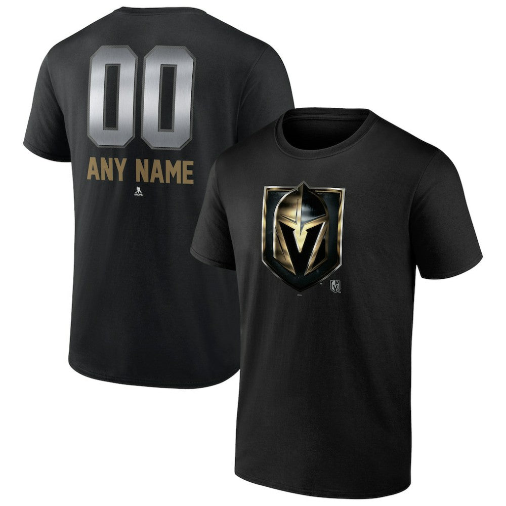 Vegas Golden Knights Personalized Midnight Mascot Logo T-Shirt -  NHL T-shirts