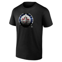 Winnipeg Jets Personalized Midnight Mascot Logo T-Shirt -  NHL T-shirts
