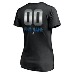 Colorado Avalanche Women's Personalized Midnight Mascot Logo V-Neck T-Shirt -  NHL T-shirts