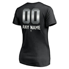 Tampa Bay Lightning Women's Personalized Midnight Mascot Logo V-Neck T-Shirt -  NHL T-shirts