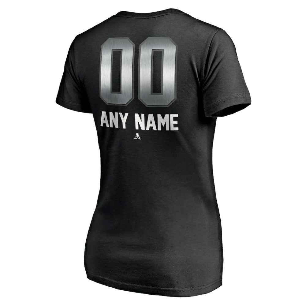 Toronto Maple Leafs Women's Personalized Midnight Mascot Logo V-Neck T-Shirt -  NHL T-shirts