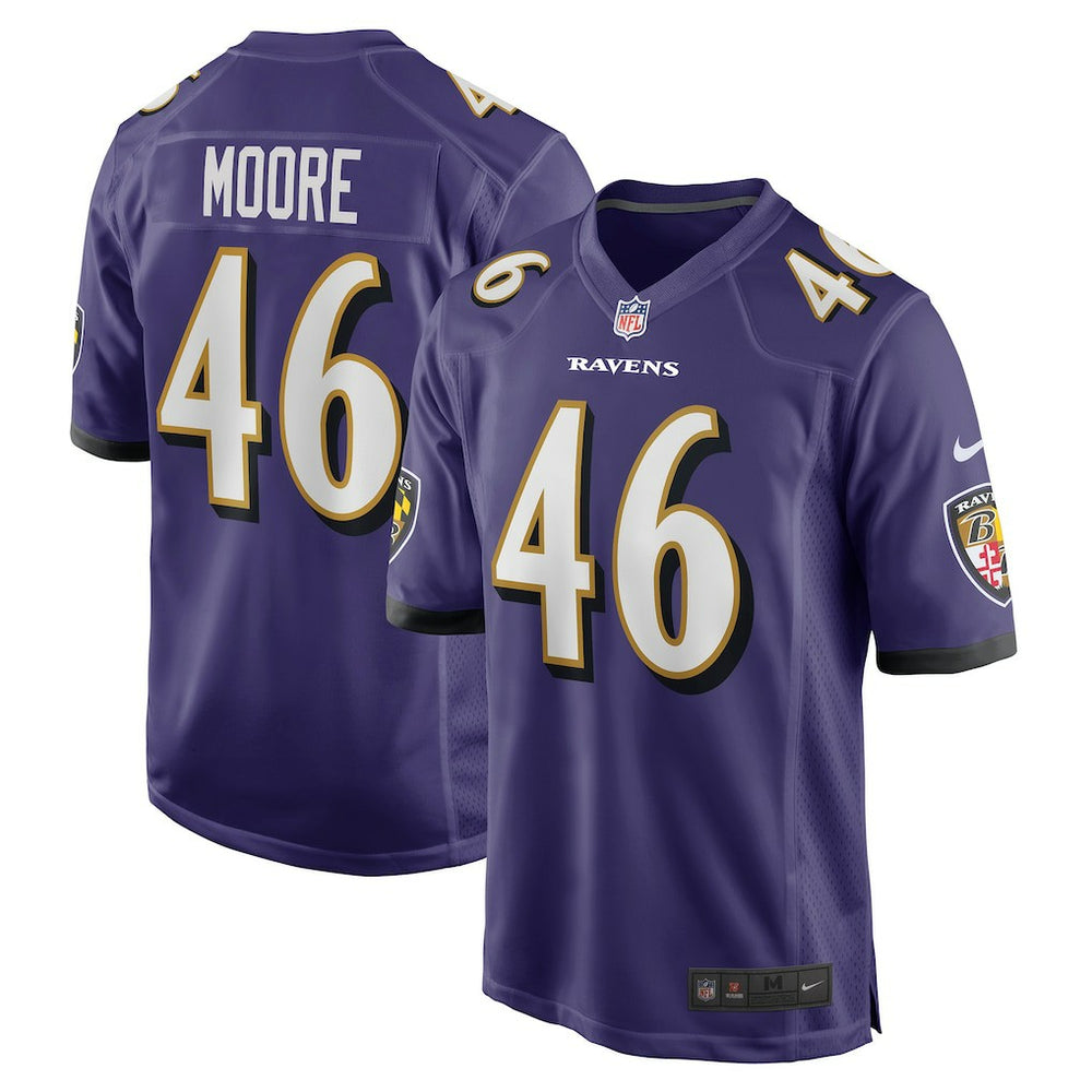 Baltimore Ravens Nick Moore  Game Jersey | NFL US