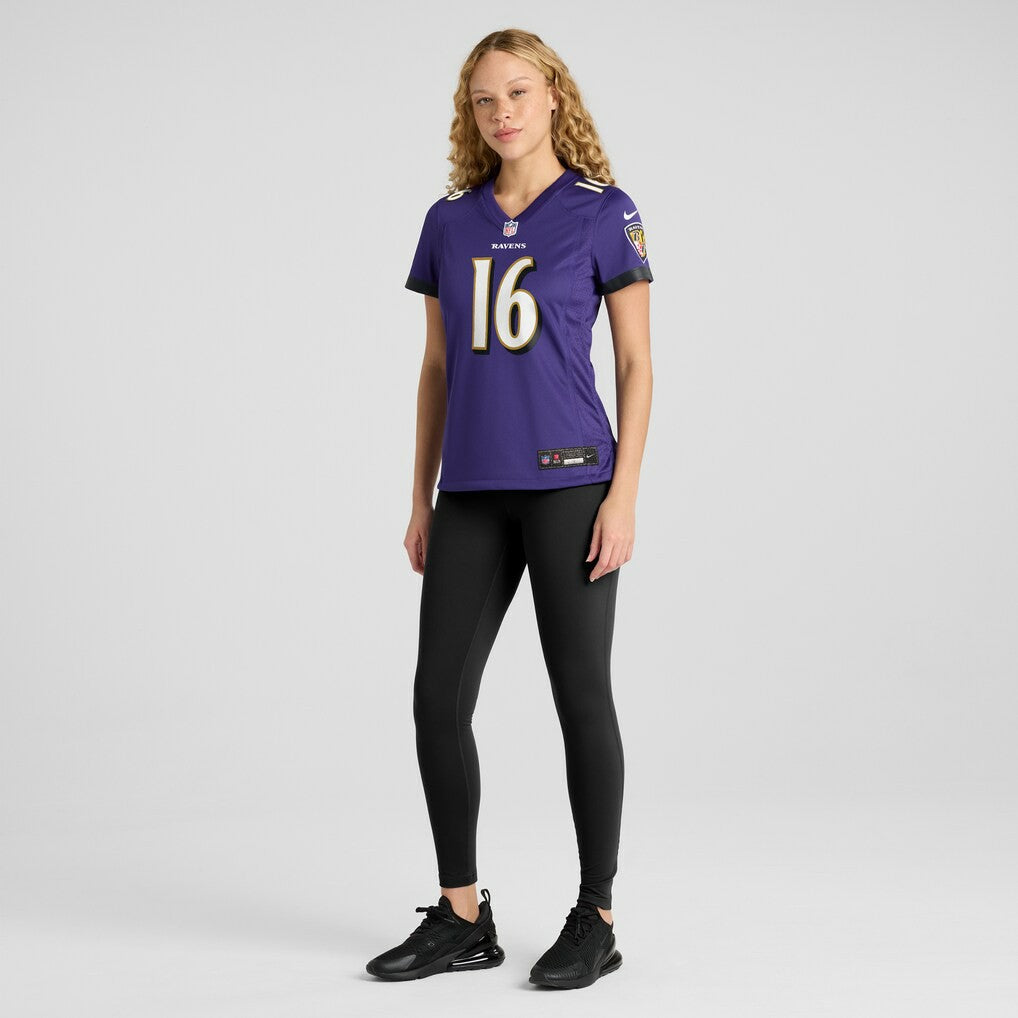 Baltimore Ravens Tylan Wallace  Women's Game Jersey | NFL New