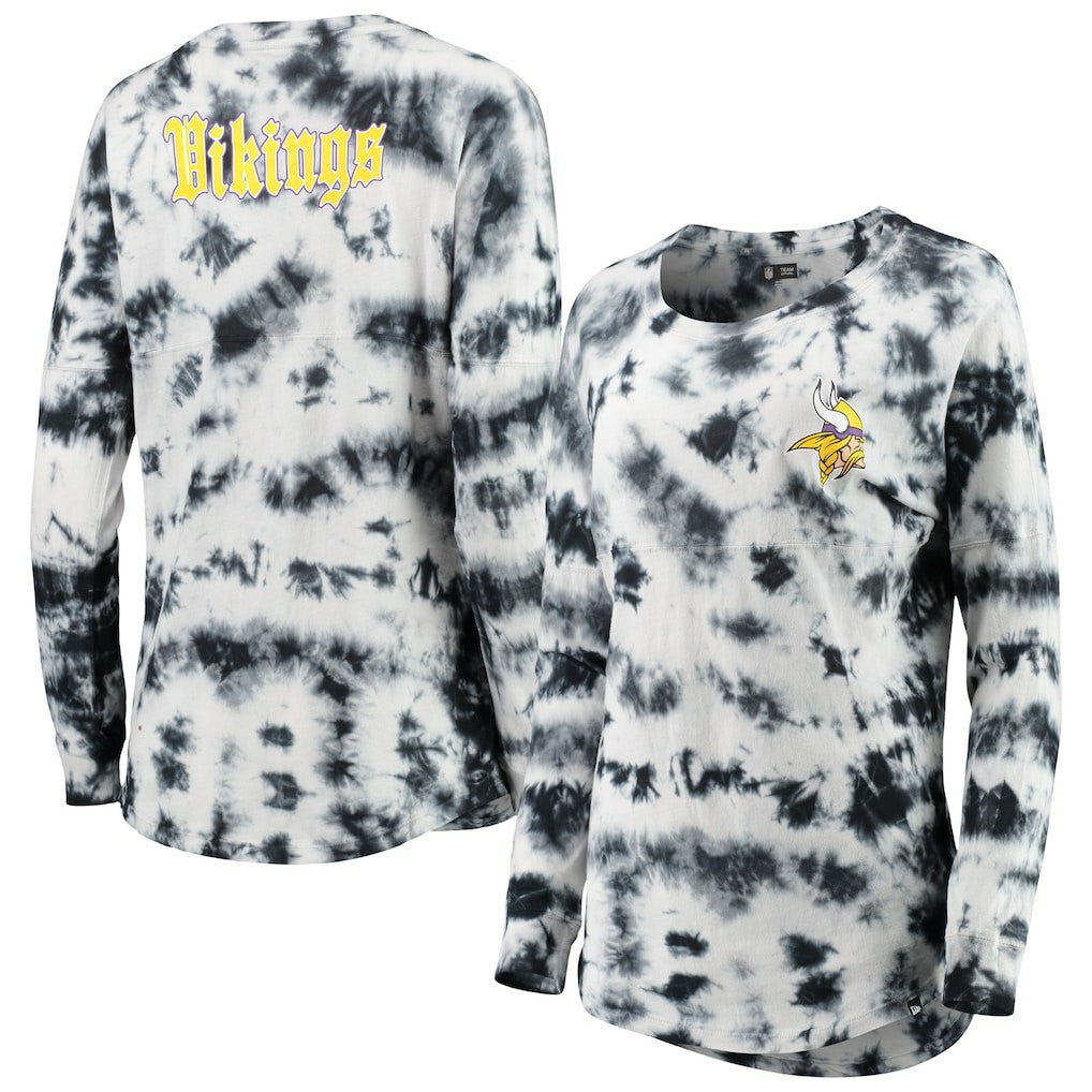 Minnesota Vikings Women's Tie-Dye Long Sleeve T-Shirt | NFL Outlet