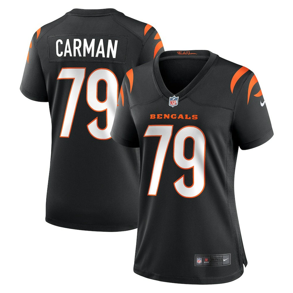 Cincinnati Bengals Jackson Carman  Women's Game Jersey | NFL Discount